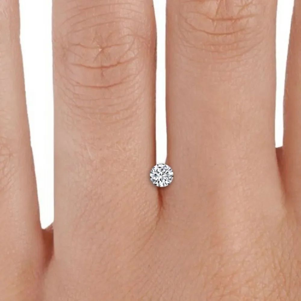 .25 Classic Round White Solitaire Diamond - lab grown - QTY 1